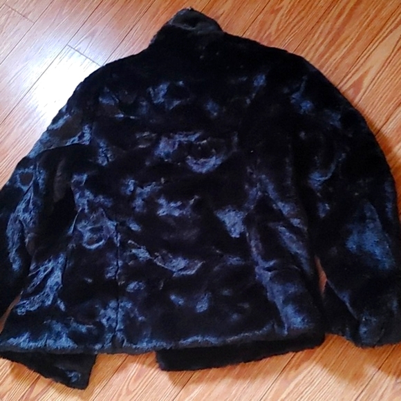 FLUFFY COAT STYLISH JACKET WITH MATCHING DESIGN SCARF - Picture 6 of 10